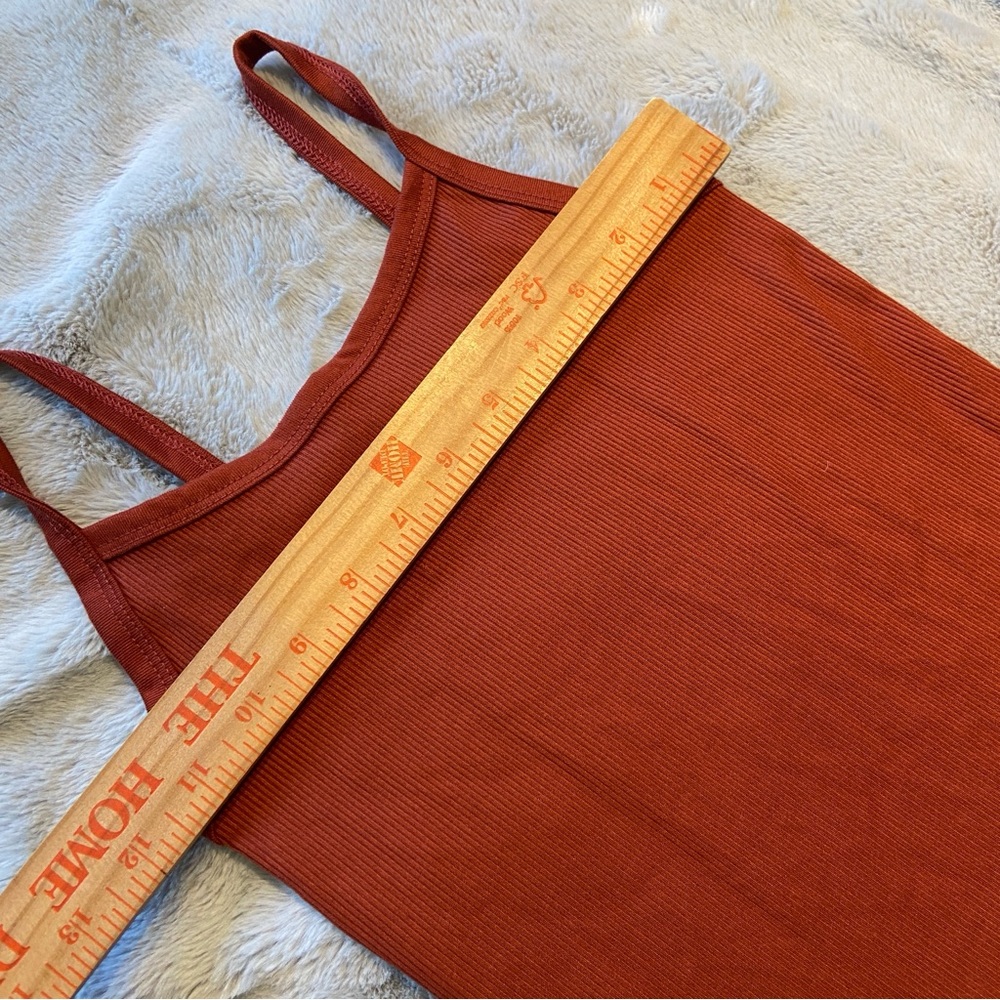 10/$20 Ribbed Rust Tank Top - Picture 7 of 7